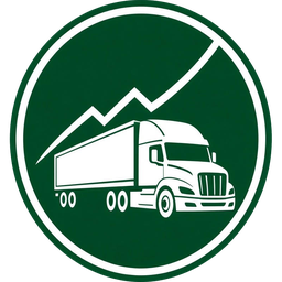 SettlementBooks logo: a truck under a rising line
